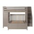 Jackpot Deluxe FULHAM1 Full over Full L-Shaped Bunk with Staircase + Desk