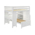 Jackpot Deluxe BUXTON4 Full over Twin L-Shaped Bunk with Staircase + Desk + Storage
