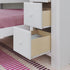 Jackpot Deluxe BUXTON4 Full over Twin L-Shaped Bunk with Staircase + Desk + Storage