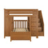 Jackpot Deluxe BUXTON4 Full over Twin L-Shaped Bunk with Staircase + Desk + Storage