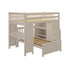 Jackpot Deluxe BUXTON4 Full over Twin L-Shaped Bunk with Staircase + Desk + Storage
