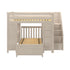Jackpot Deluxe BUXTON4 Full over Twin L-Shaped Bunk with Staircase + Desk + Storage