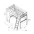 Jackpot Deluxe Canterbury All in One Study Loft Bed