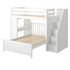 Jackpot Deluxe Brighton 1 Staircase Loft Bed Desk + Full Bed