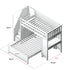 Jackpot Deluxe Brighton 1 Staircase Loft Bed Desk + Full Bed