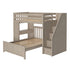 Jackpot Deluxe Brighton 1 Staircase Loft Bed Desk + Full Bed