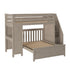 Jackpot Deluxe Brighton 1 Staircase Loft Bed Desk + Full Bed
