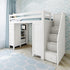 Jackpot Deluxe Chester 3 Staircase Loft Bed Desk + Dresser