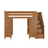 Jackpot Deluxe Chester 3 Staircase Loft Bed Desk + Dresser