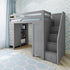 Jackpot Deluxe Chester 3 Staircase Loft Bed Desk + Dresser