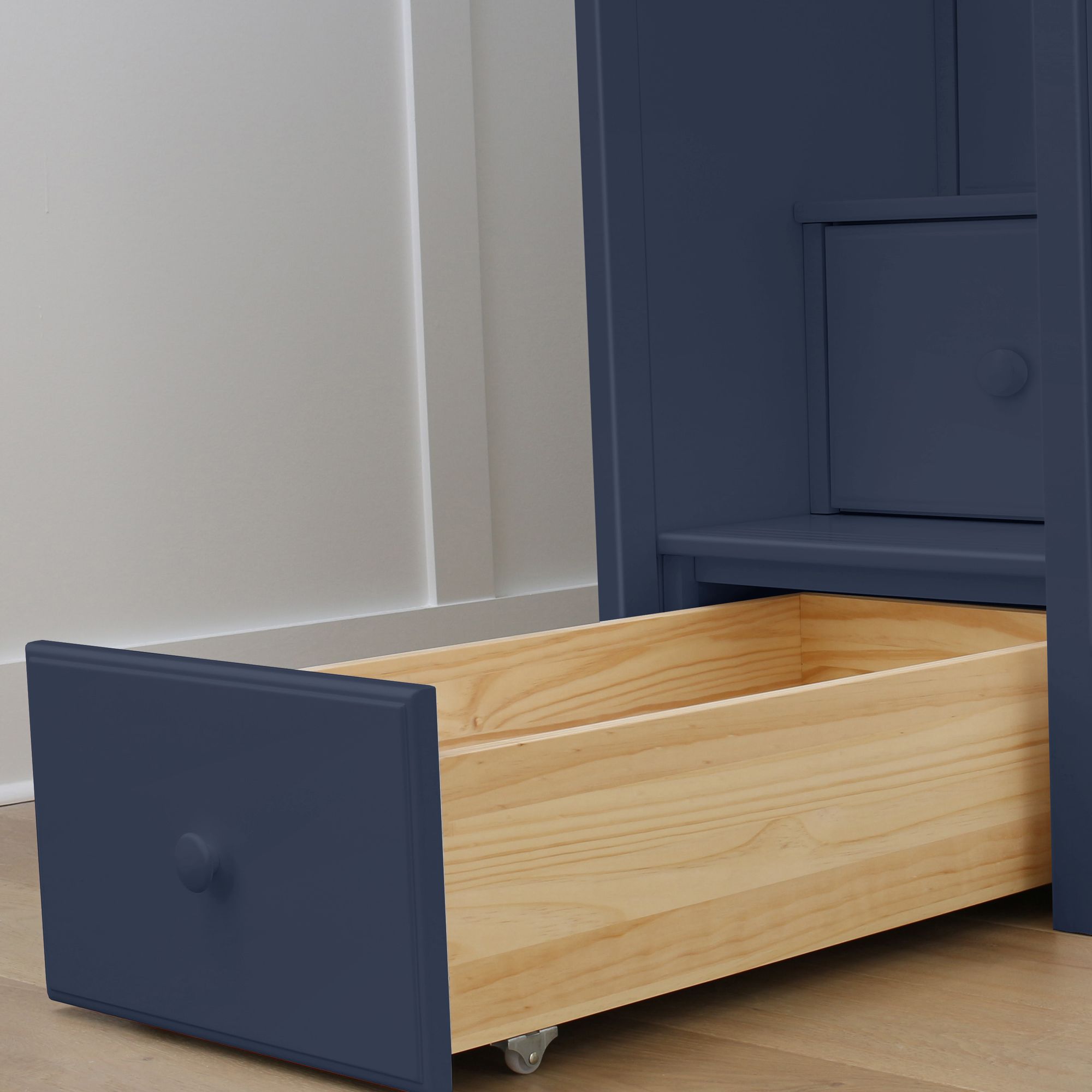 Jackpot Deluxe Chester 3 Staircase Loft Bed Desk + Dresser