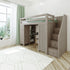 Jackpot Deluxe Chester 3 Staircase Loft Bed Desk + Dresser