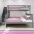 Jackpot Deluxe Newcastle Twin over Full Staircase Bunk