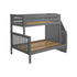 Jackpot Deluxe Newcastle Twin over Full Staircase Bunk
