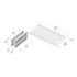 Jackpot Deluxe Slat Bed End Set incl. Slat Roll