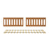 Jackpot Deluxe Slat Bed End Set incl. Slat Roll