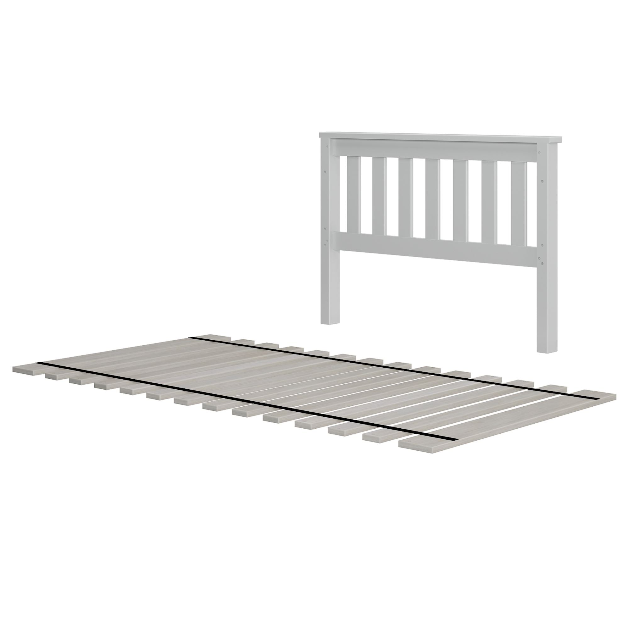 Jackpot Deluxe Low Upper Twin Bed-End with Slats