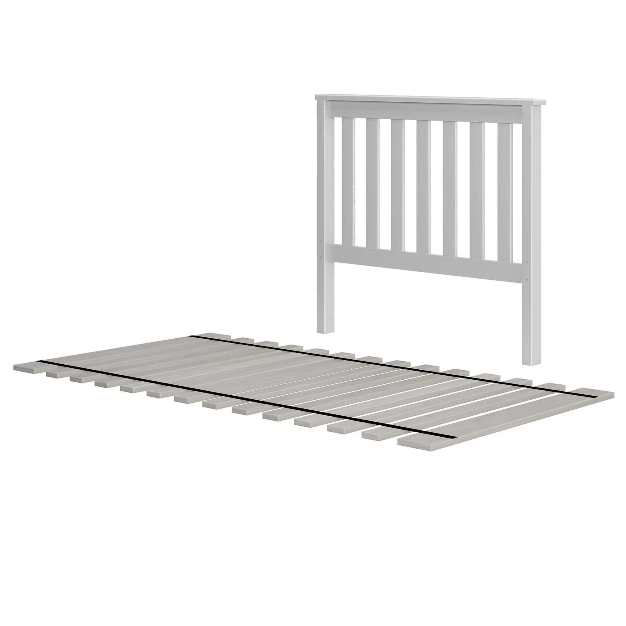Jackpot Deluxe High Bottom Twin Bed-End with Slats