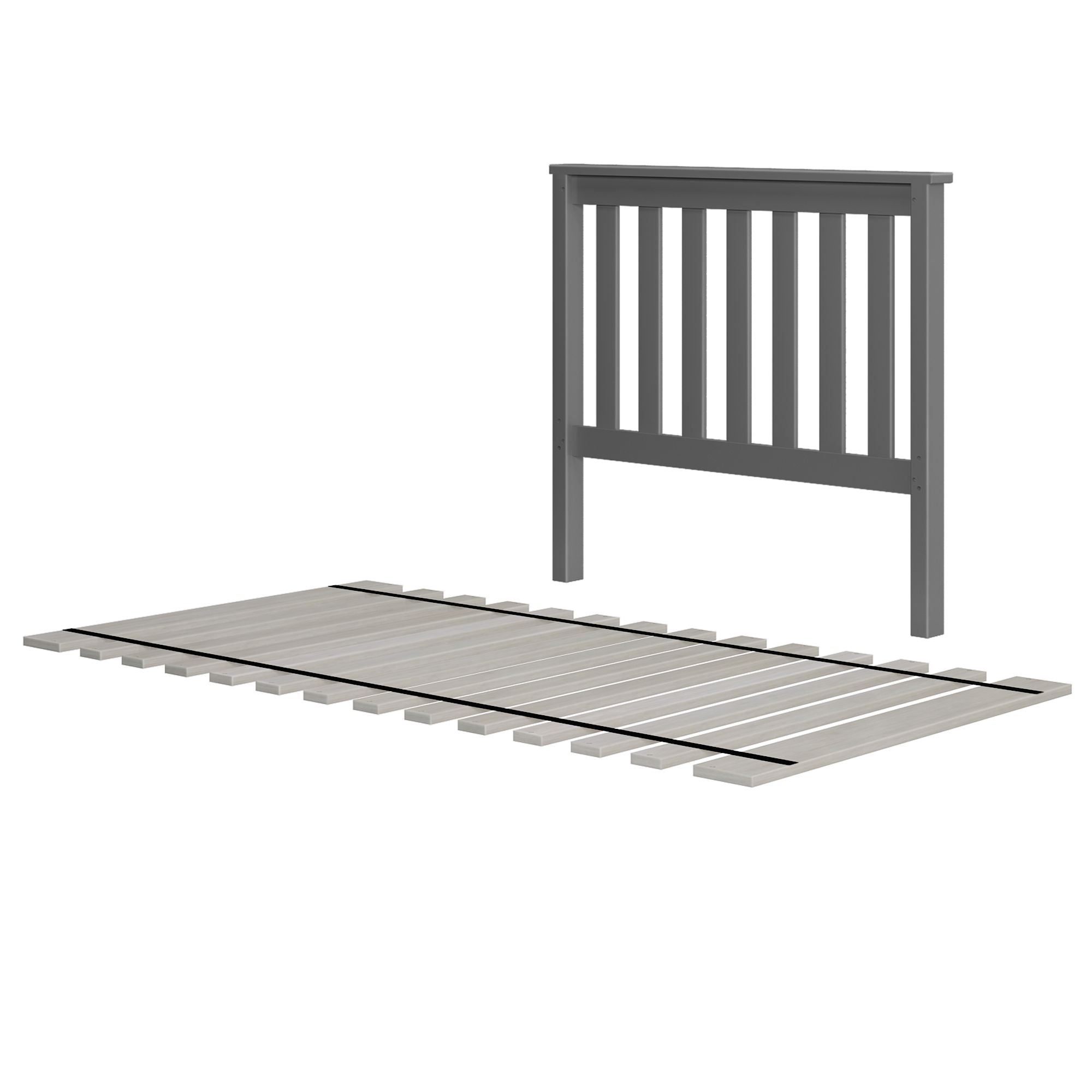 Jackpot Deluxe High Bottom Twin Bed-End with Slats
