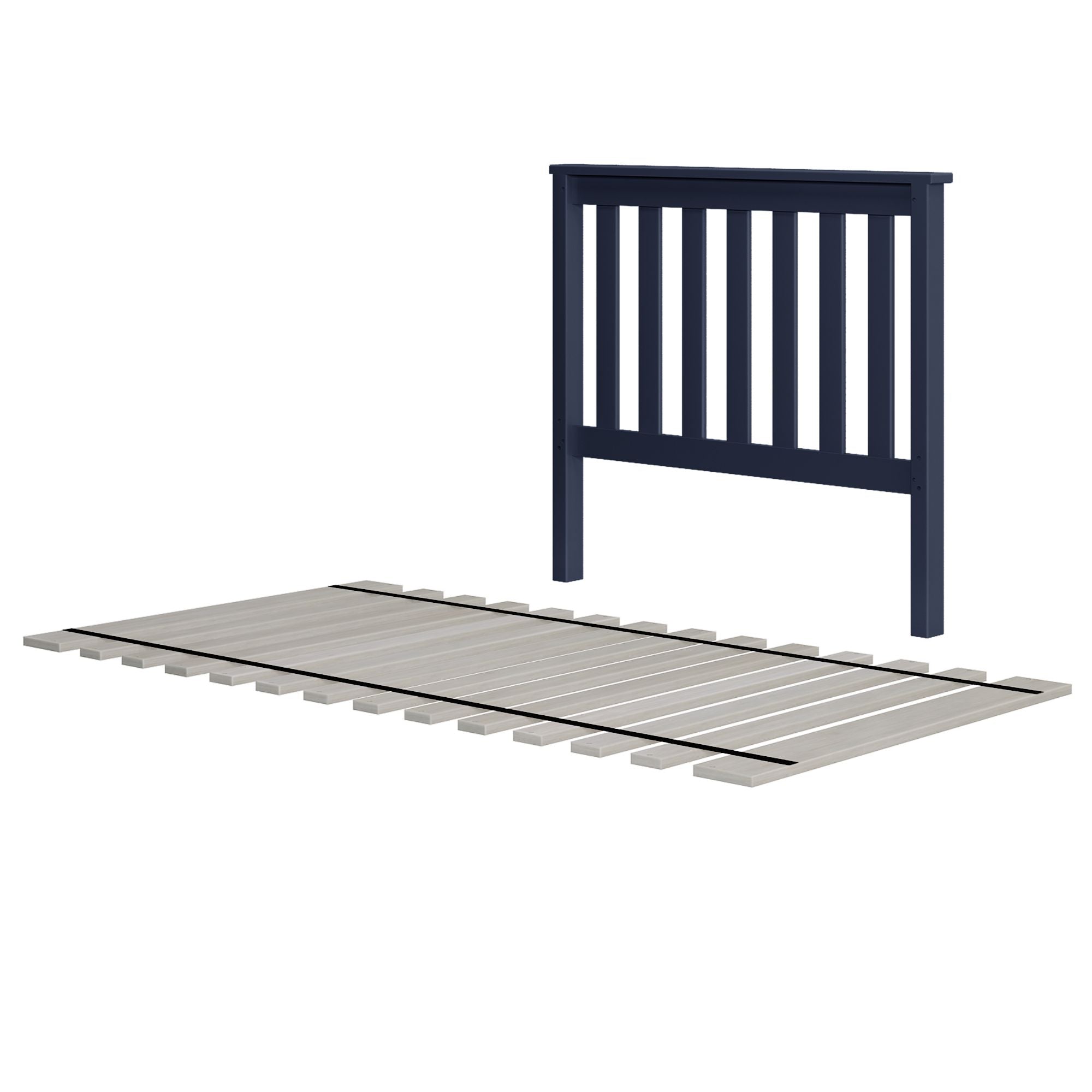 Jackpot Deluxe High Bottom Twin Bed-End with Slats