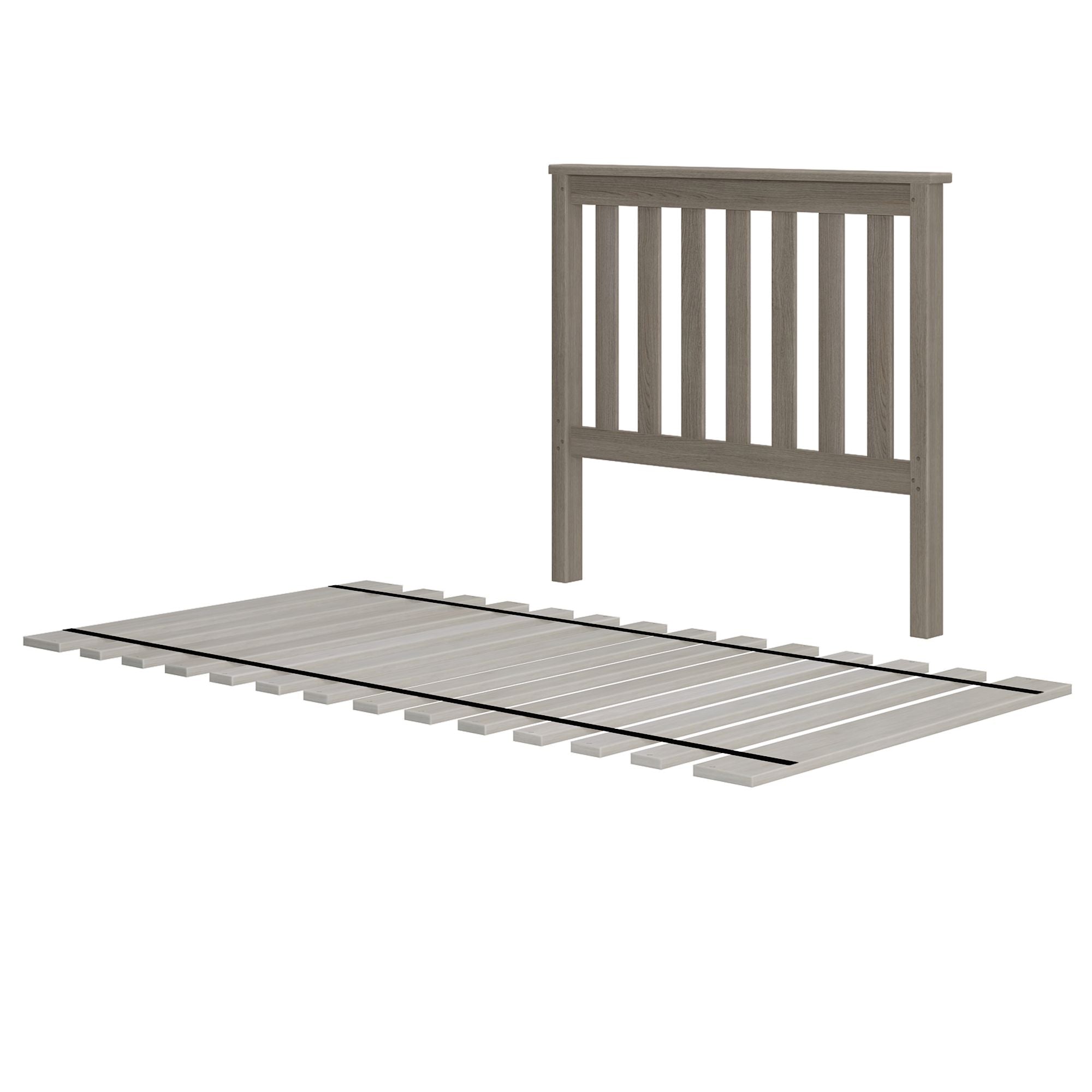 Jackpot Deluxe High Bottom Twin Bed-End with Slats