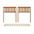 Jackpot Deluxe Slat Low Loft Bed Ends & Slat Roll