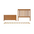 Jackpot Deluxe Twin Slat Headboard & Footpanel incl. Slat Roll