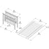 Jackpot Deluxe Slat Twin/Twin High Bed Ends with Twin Slats Roll