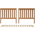 Jackpot Deluxe Slat Twin/Twin High Bed Ends with Twin Slats Roll