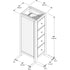 Jackpot Deluxe Narrow 4 Drawer Dresser