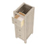 Jackpot Deluxe Narrow 4 Drawer Dresser, White