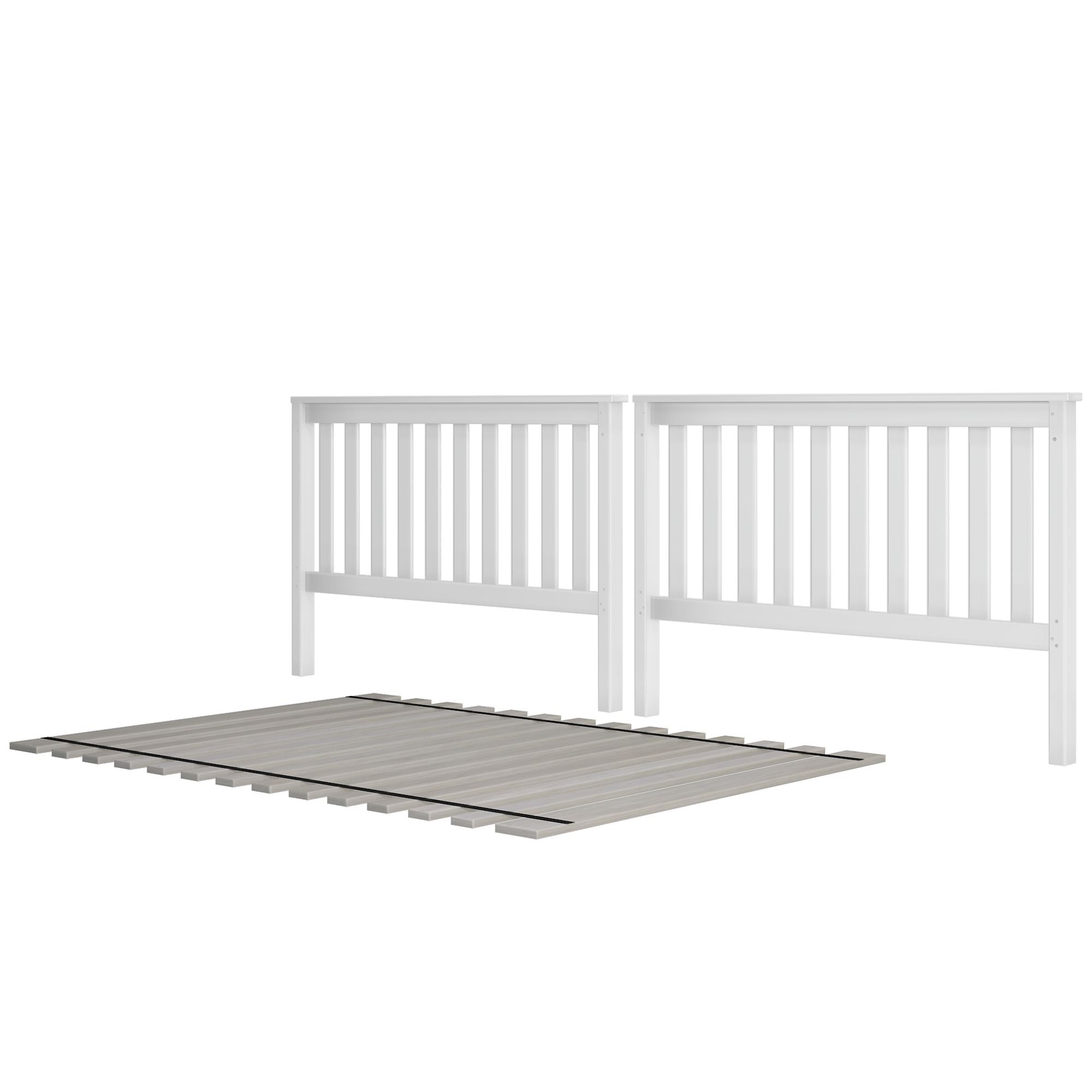 Jackpot Deluxe Slat Full over Full High Bed Ends with Full Slat Roll