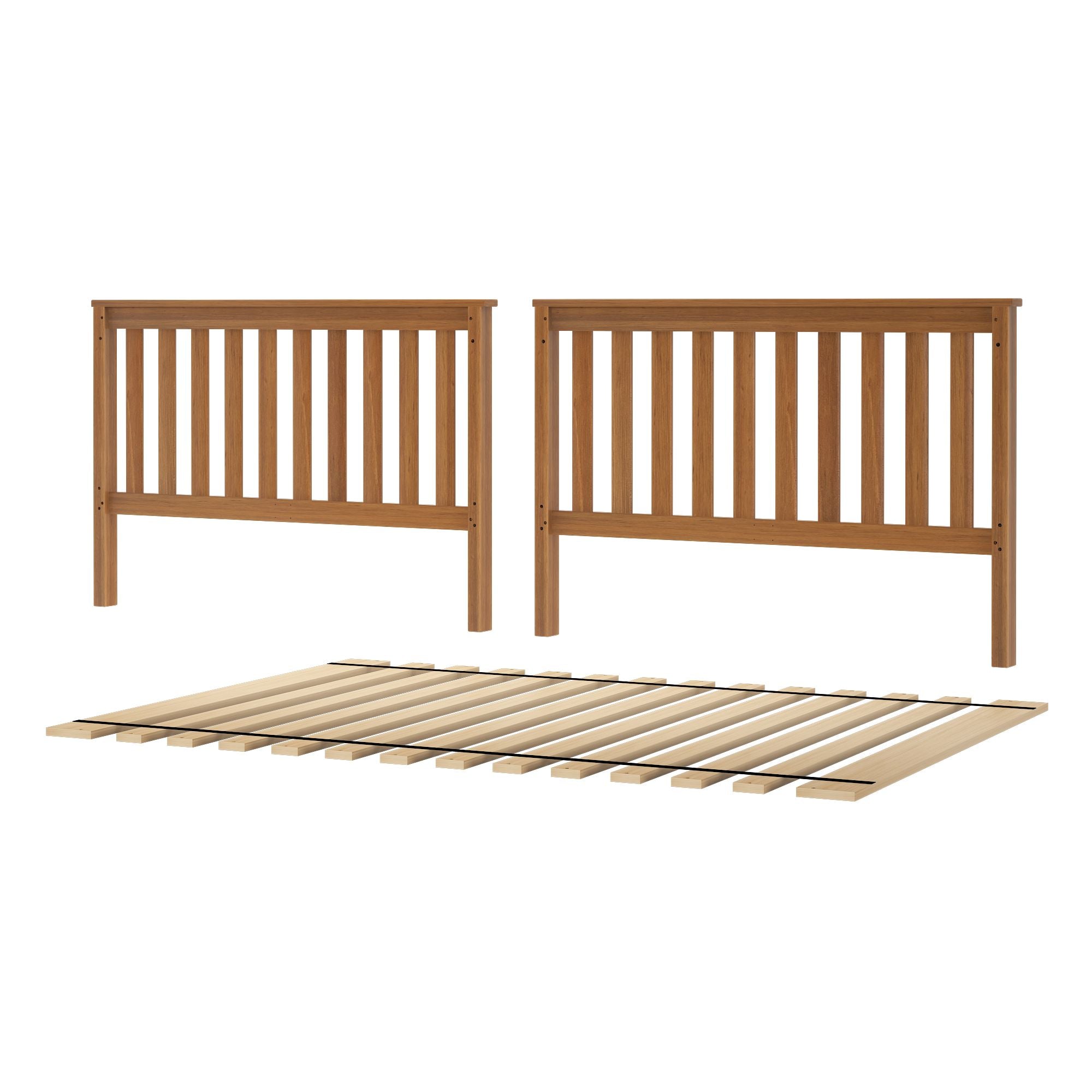 Jackpot Deluxe Slat Full/Full High Bed Ends with Full Slat Roll