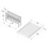 Jackpot Deluxe Slat Full/Full High Bed Ends with Full Slat Roll