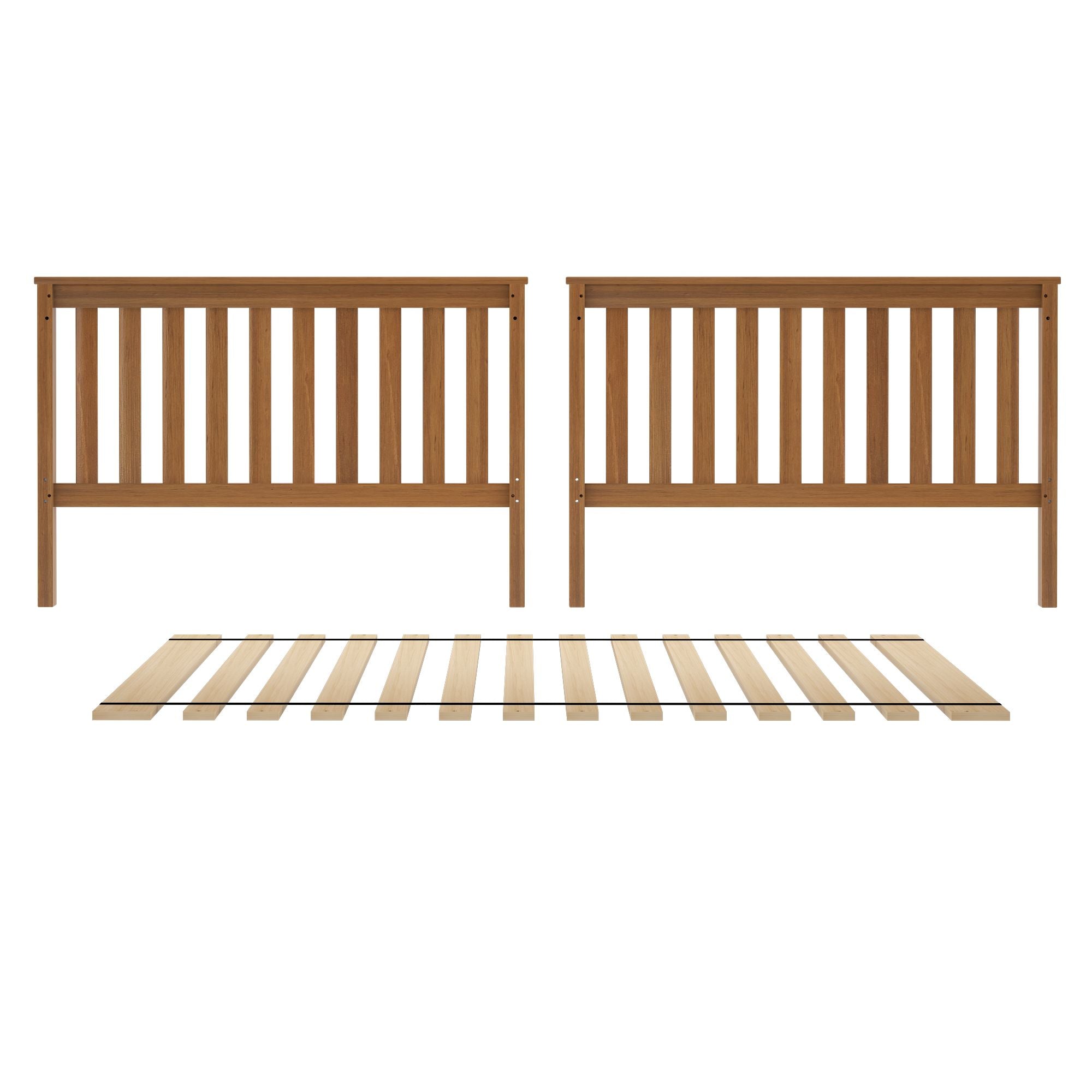 Jackpot Deluxe Slat Full/Full High Bed Ends with Full Slat Roll
