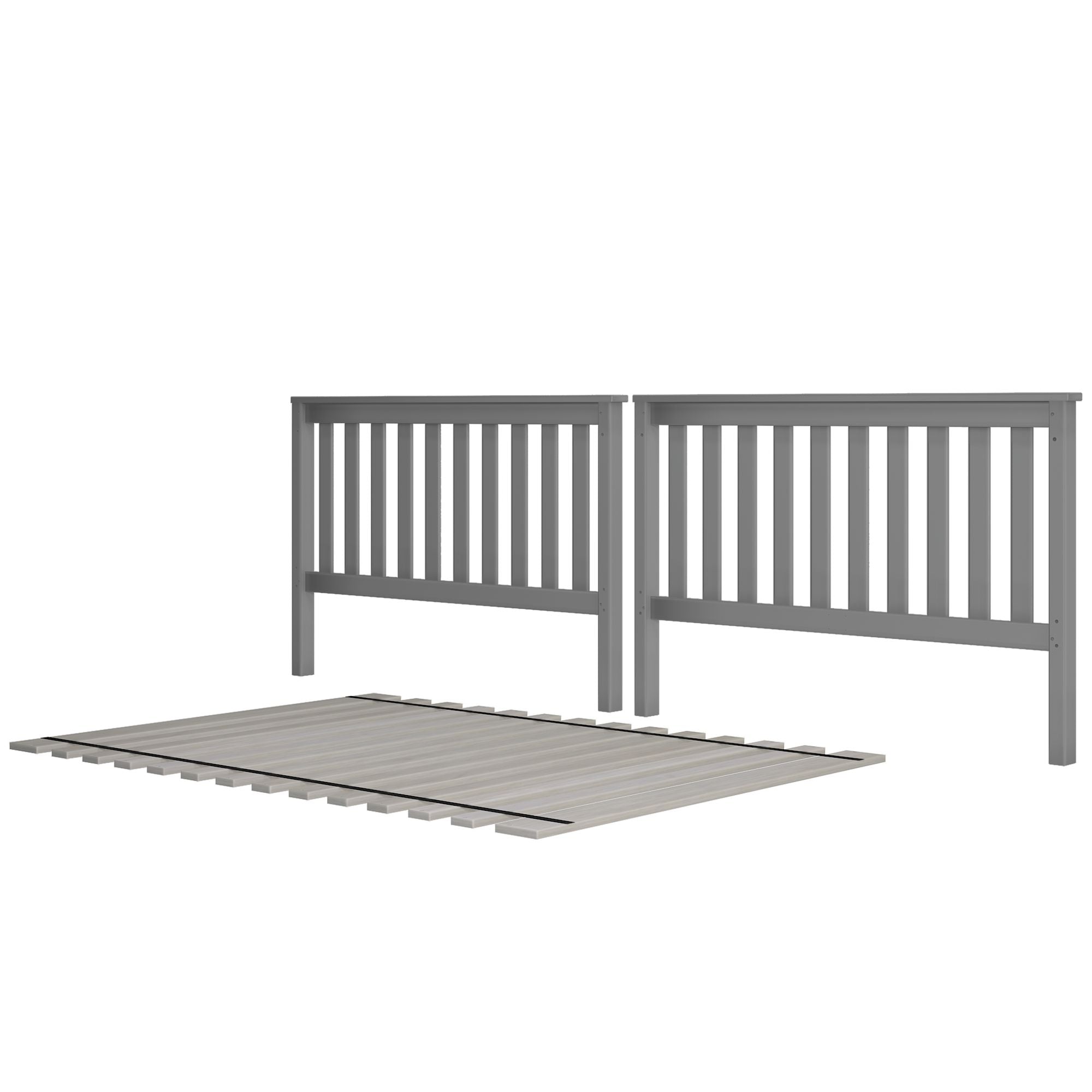 Jackpot Deluxe Slat Full over Full High Bed Ends with Full Slat Roll