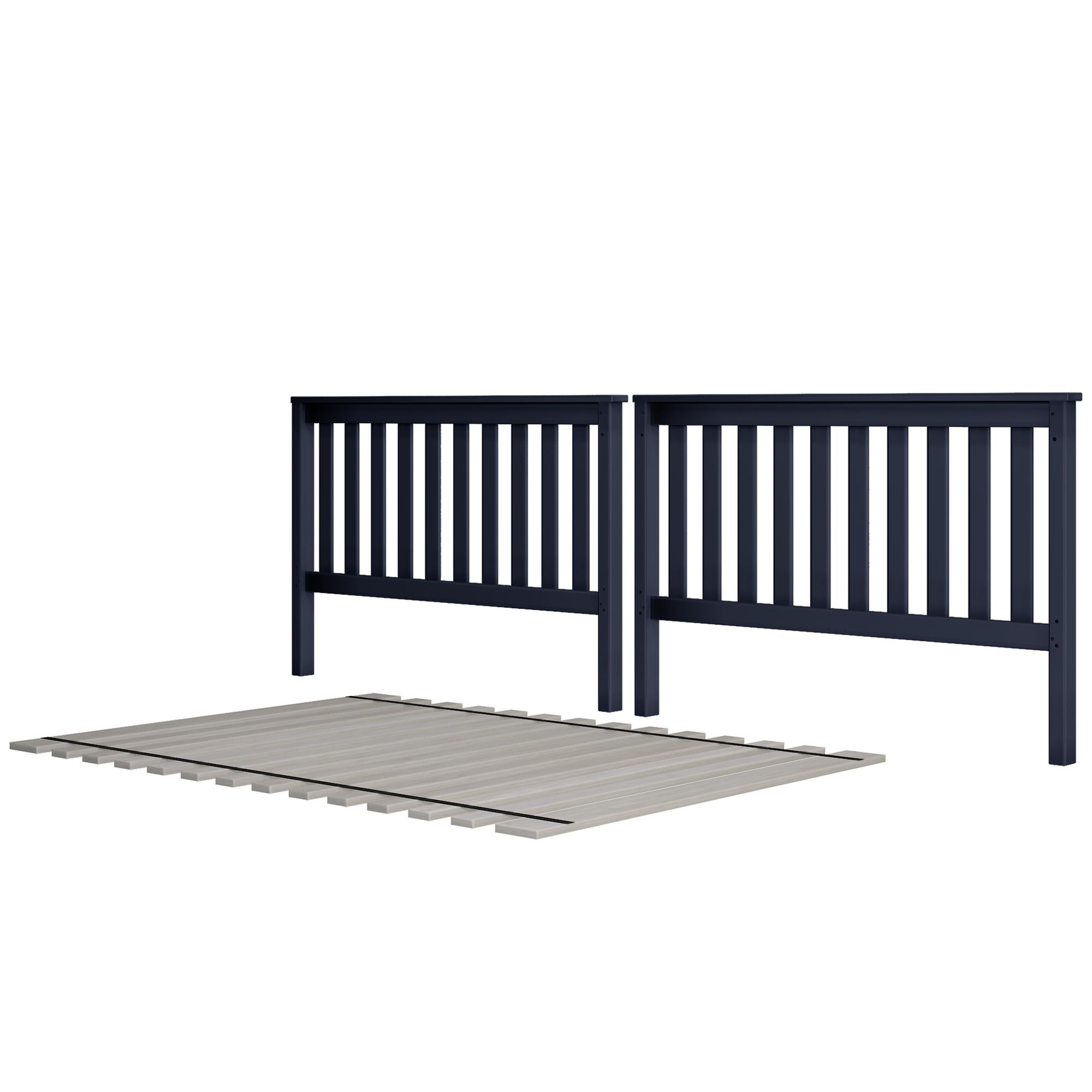 Jackpot Deluxe Slat Full over Full High Bed Ends with Full Slat Roll