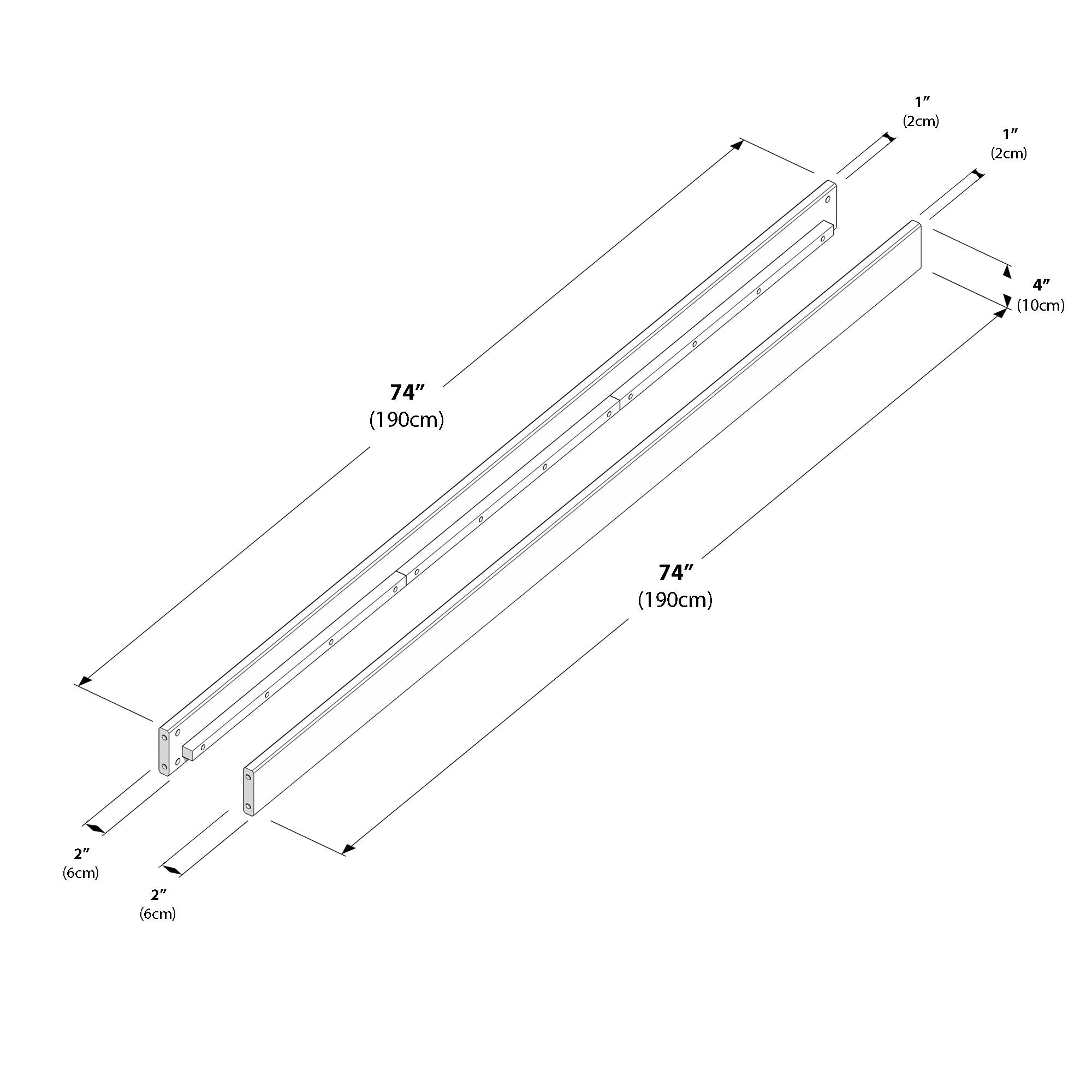 Jackpot Deluxe Bed Side Rails (Twin)