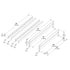 Jackpot Deluxe Twin/Twin & Twin/Full Bunk Rail Set