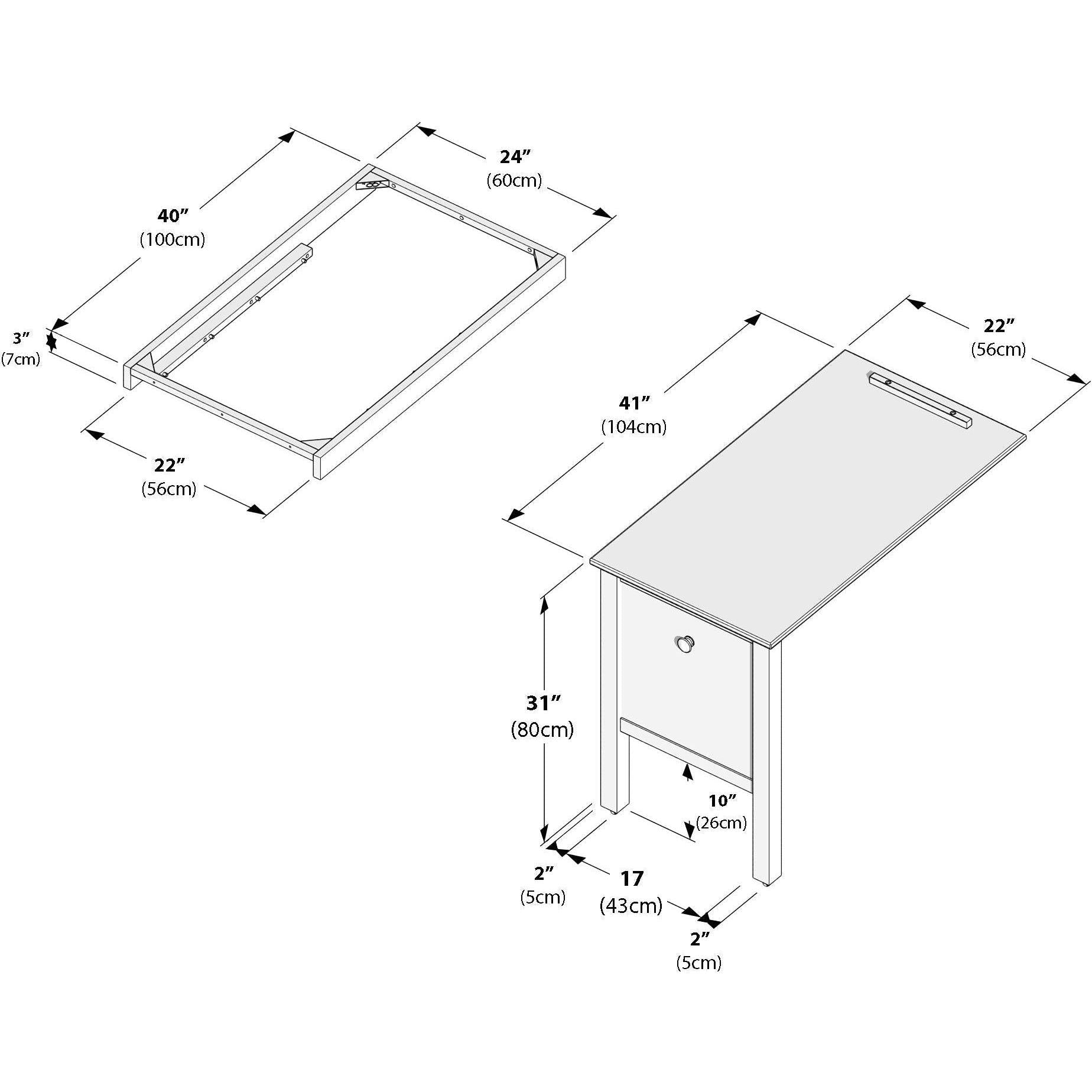 Jackpot Deluxe Pull-Out Desk