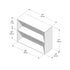 Jackpot Deluxe 2 Shelf Bookcase