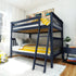 Jackpot Deluxe Cambridge 1 Full over Full Bunk with Angle Ladder