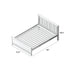 Jackpot Deluxe Dover Full Platform Bed