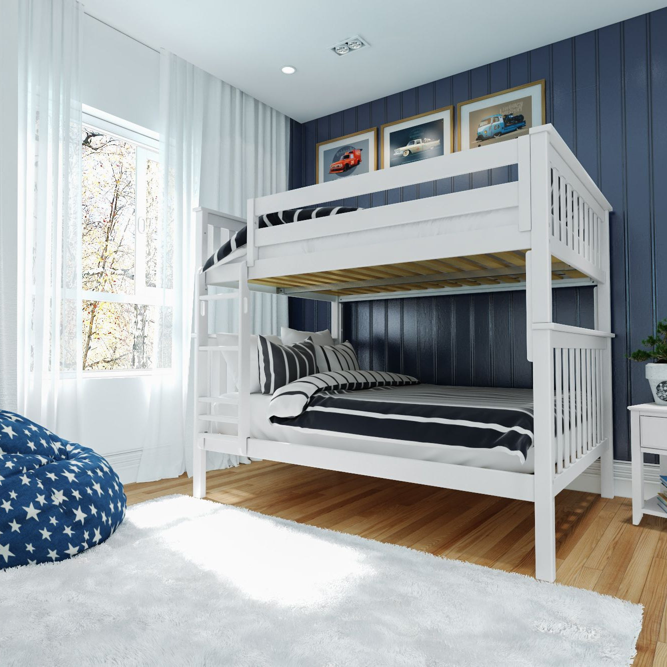 Jackpot Deluxe Cambridge Full over Full Bunk Bed