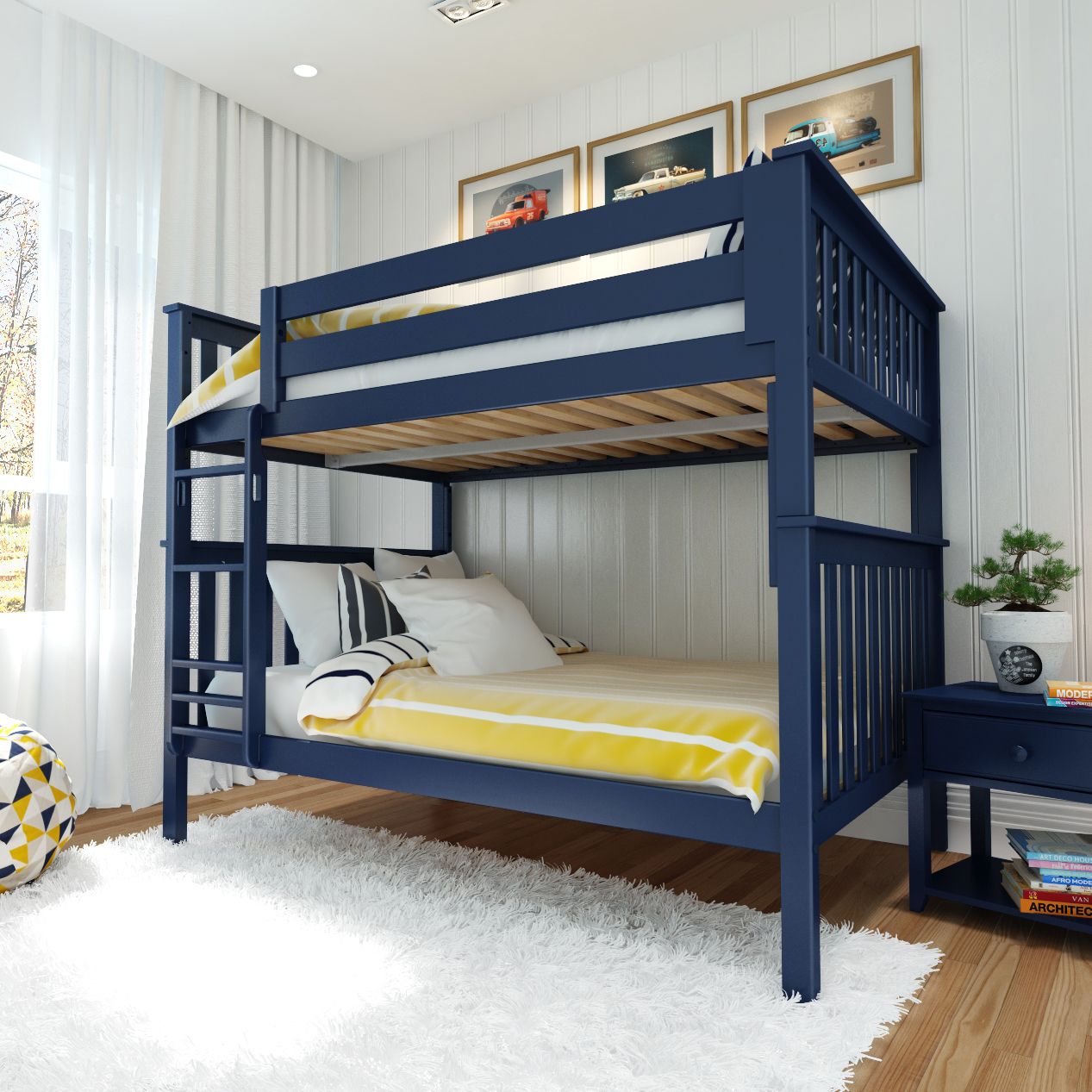 Jackpot Deluxe Cambridge Full over Full Bunk Bed