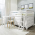 Jackpot Deluxe Windsor 3 Twin-Size Storage Loft Bed with Two Dressers and Desk