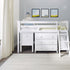 Jackpot Deluxe Windsor 3 Twin-Size Storage Loft Bed with Two Dressers and Desk