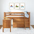 Jackpot Deluxe Windsor 3 Twin-Size Storage Loft Bed with Two Dressers and Desk