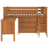 Jackpot Deluxe Windsor 3 Twin-Size Storage Loft Bed with Two Dressers and Desk