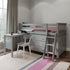Jackpot Deluxe Windsor 3 Twin-Size Storage Loft Bed with Two Dressers and Desk